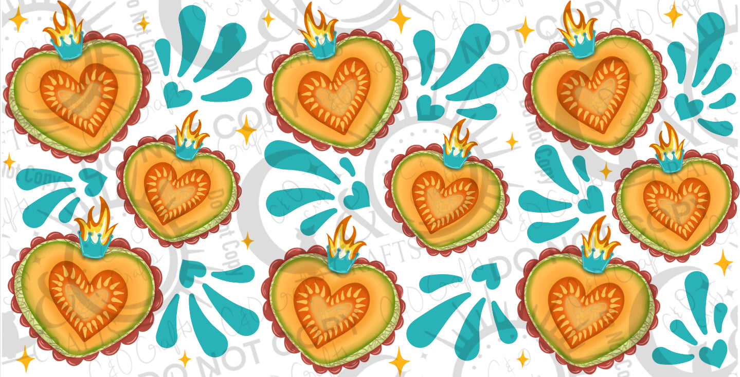 Corazón de Melon-2 16oz Wrap