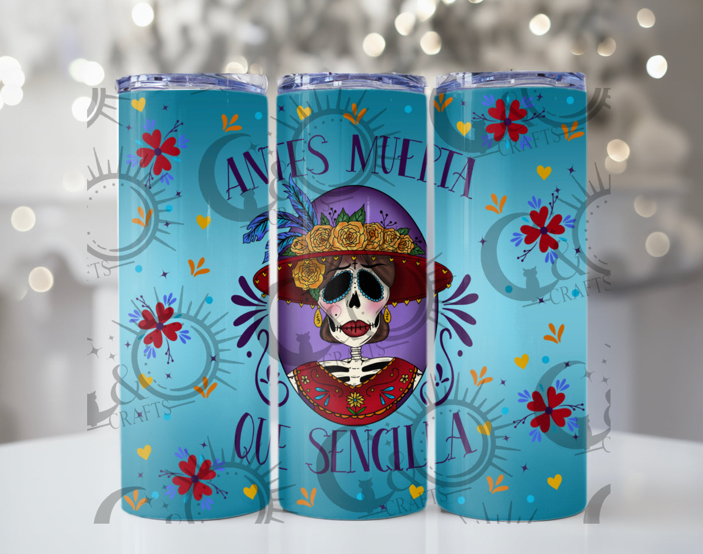 Antes Muerta 20oz Tumbler Wrap