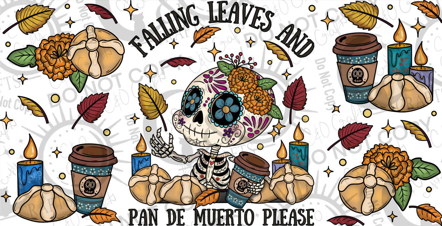 Día De Muertos Fall 16oz PNG