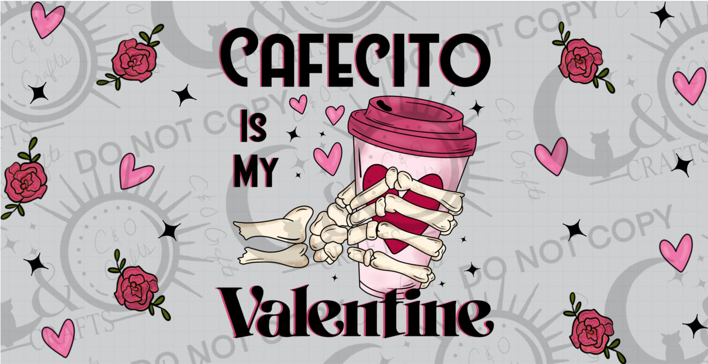 Cafecito Valentine 16oz Wrap