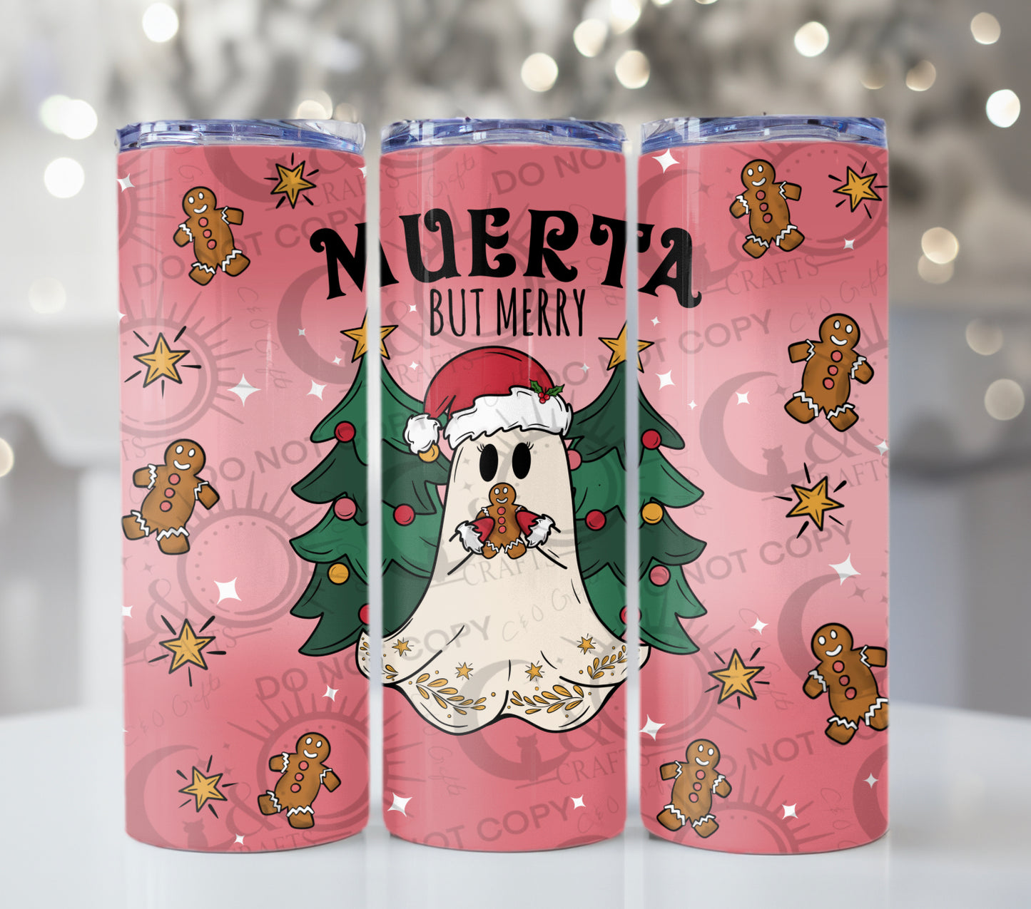 Muerta but Merry 20oz Tumbler Wrap