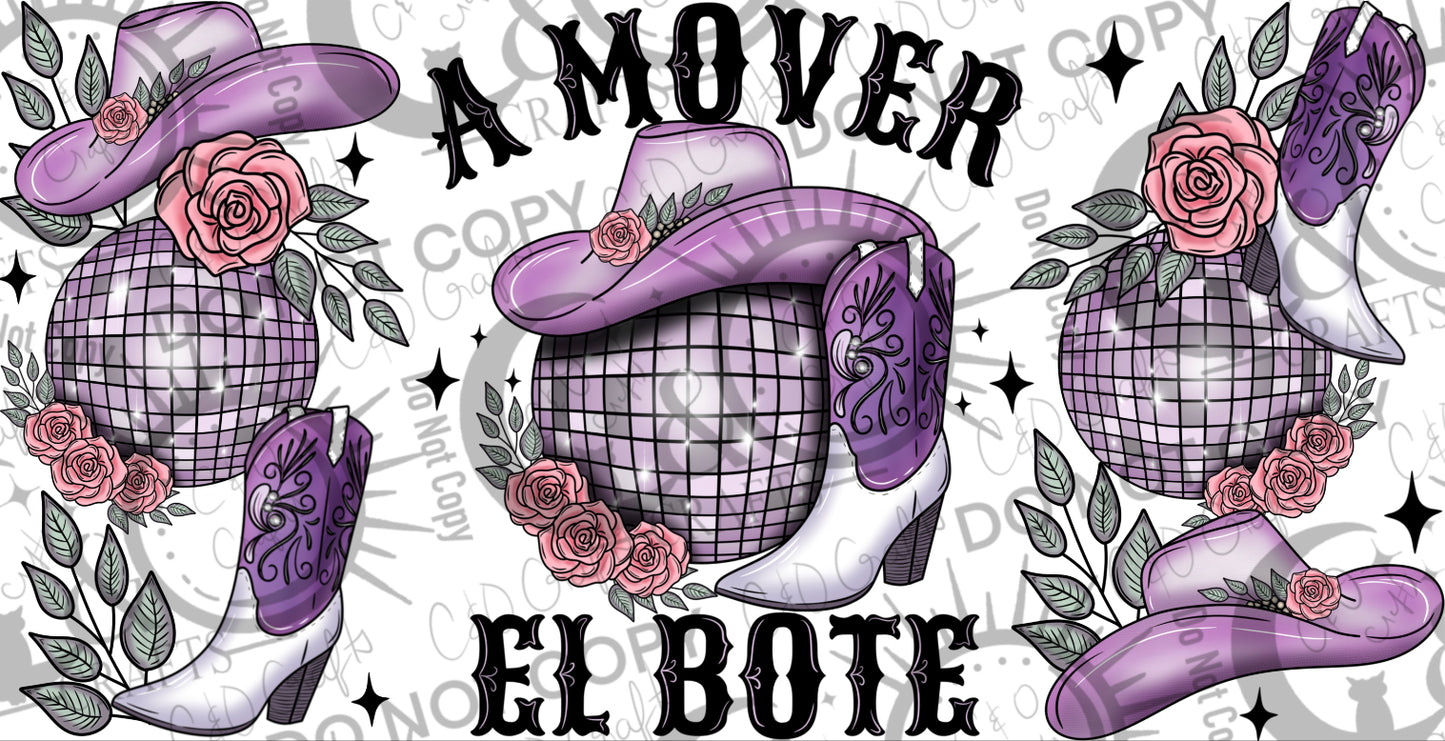 A Mover el Bote 16oz Purple