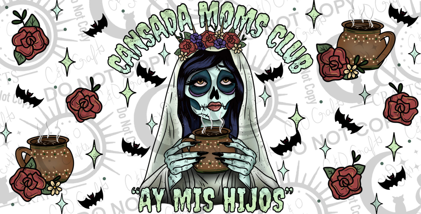 Llorona Cansada 16oz PNG