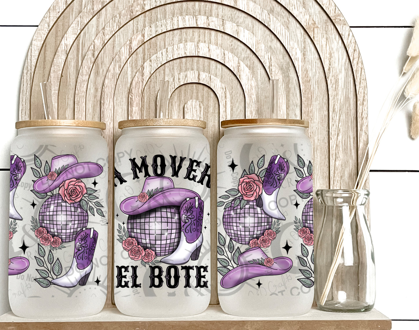 A Mover el Bote 16oz Purple