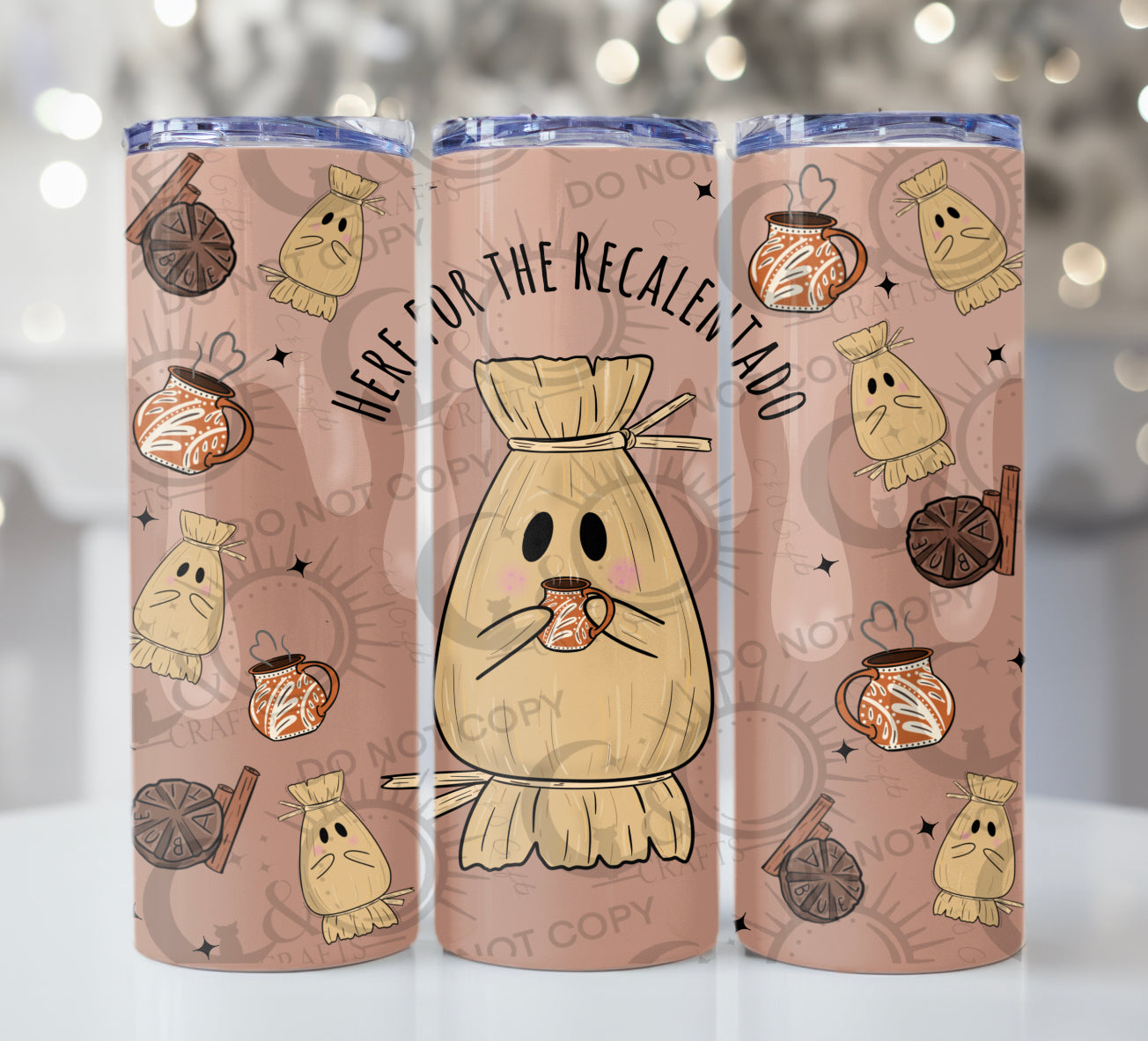 Tamalito y Chocolate 20oz Tumbler Wrap