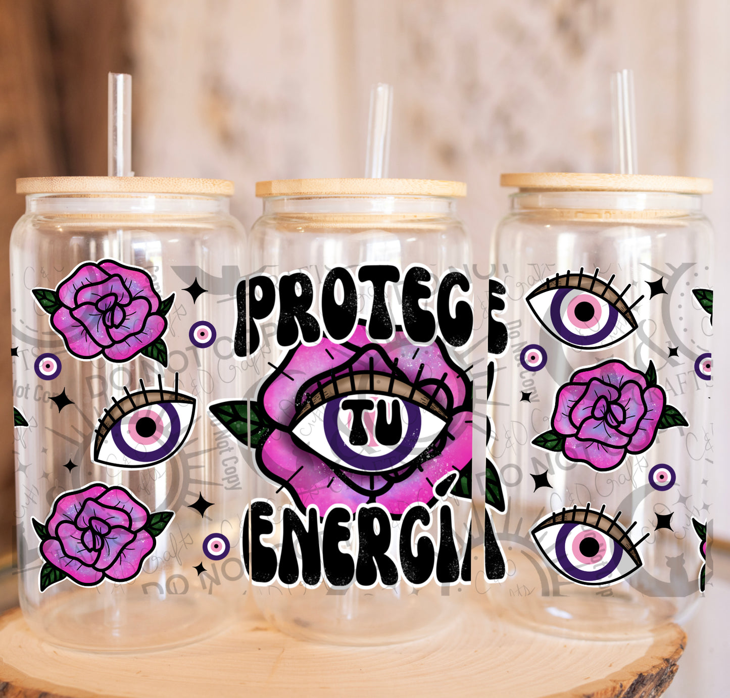 Pink Energía 16oz Wrap