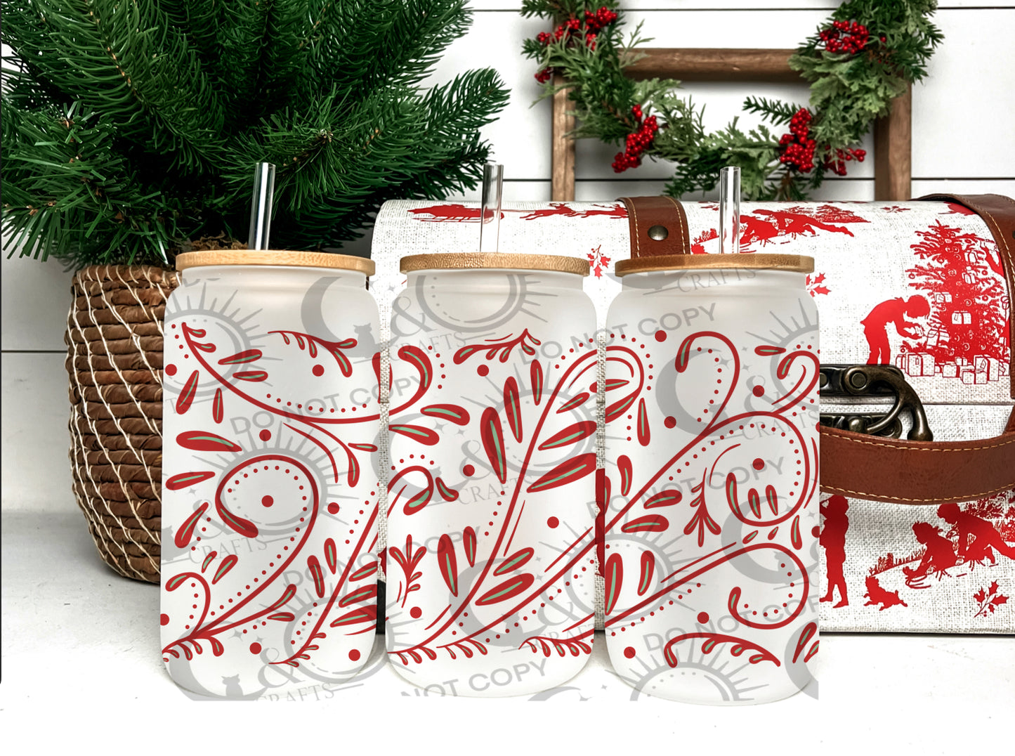 Red Talavera Libby Wrap 16oz