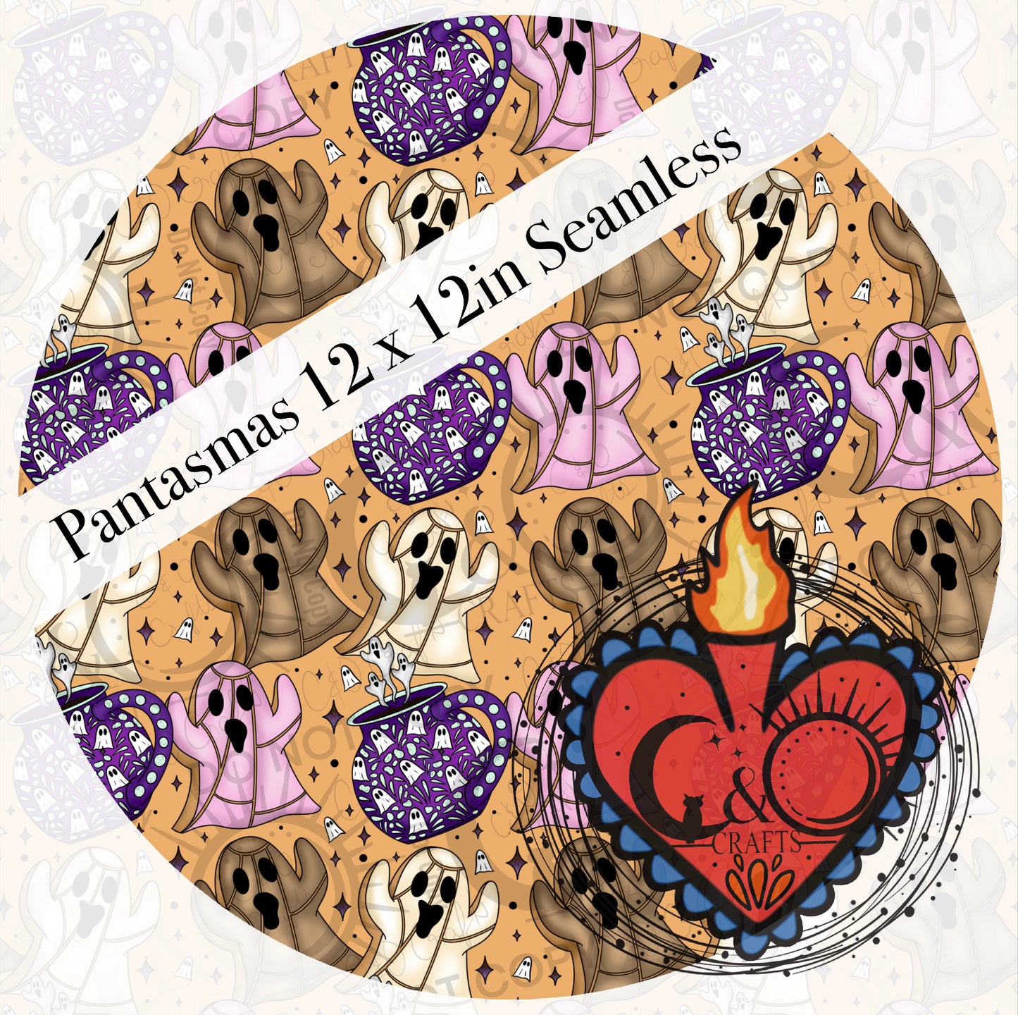 Pantasmas 12x12 Seamless