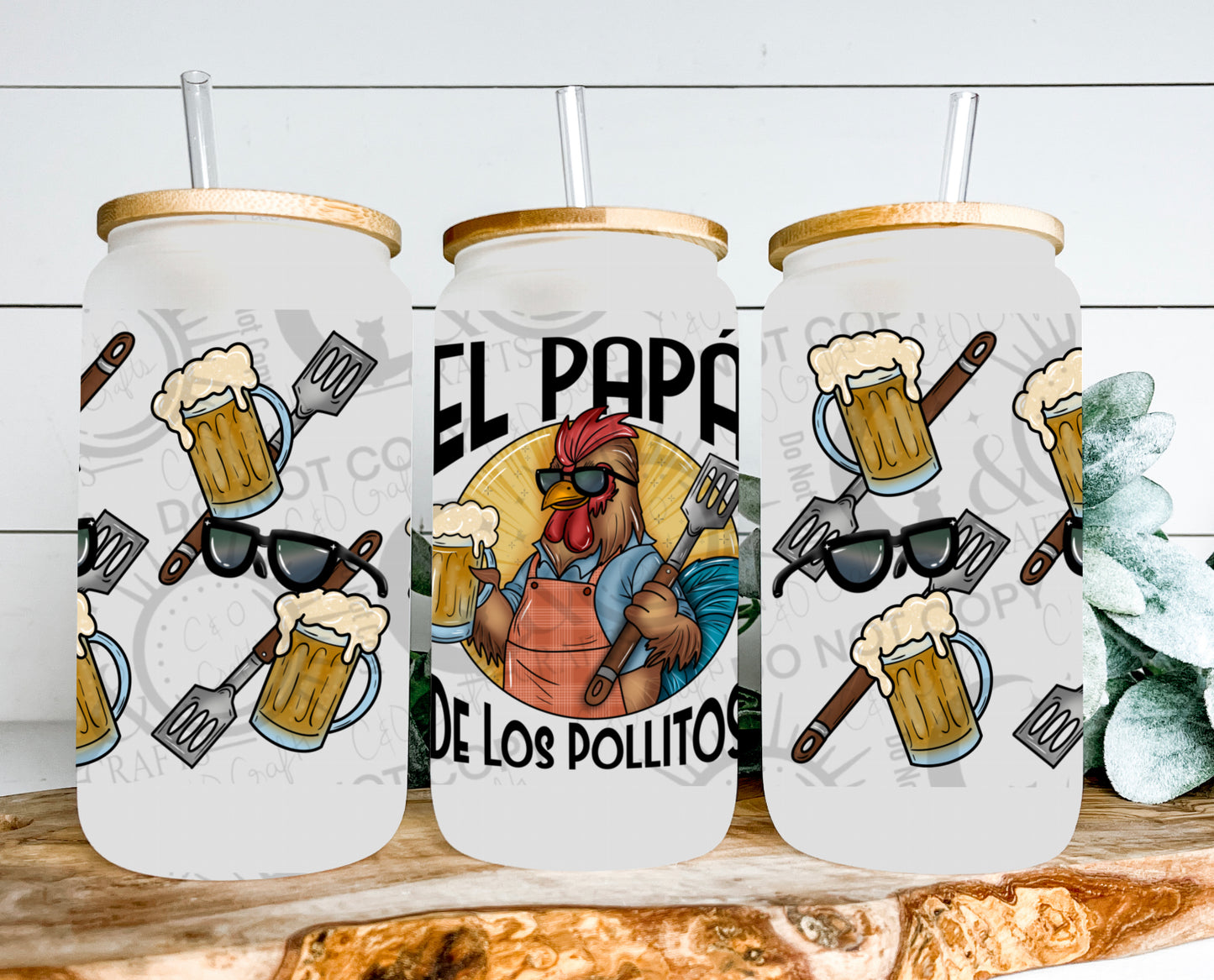 El Papa de los Pollitos 16oz Wrap