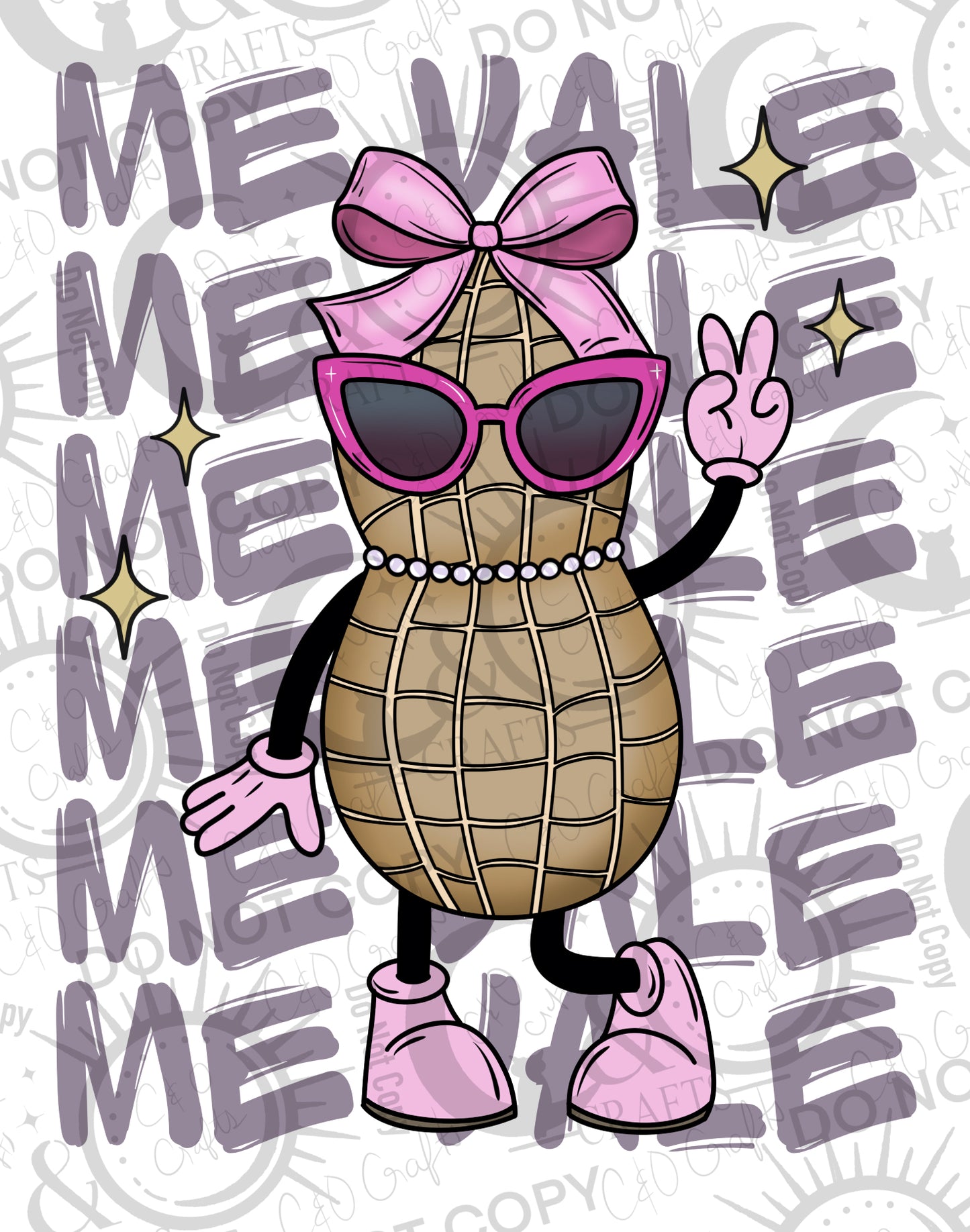 Me Vale Cacahuate (Pink) PNG