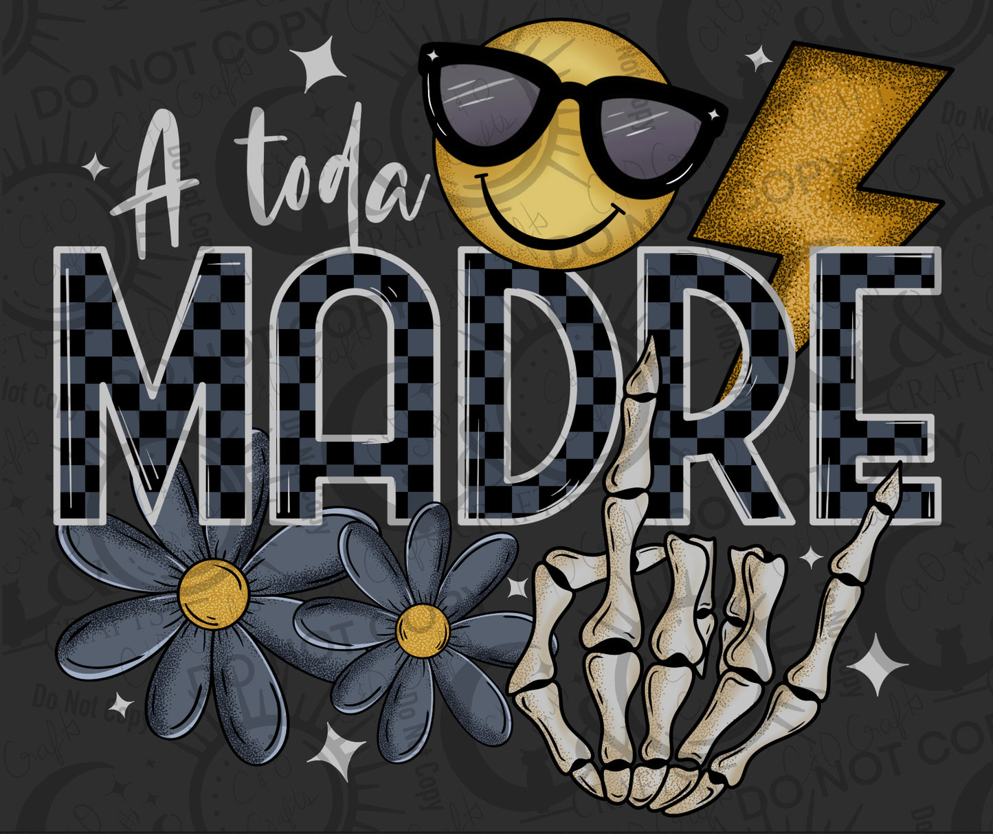 A Toda Madre - Light Gray