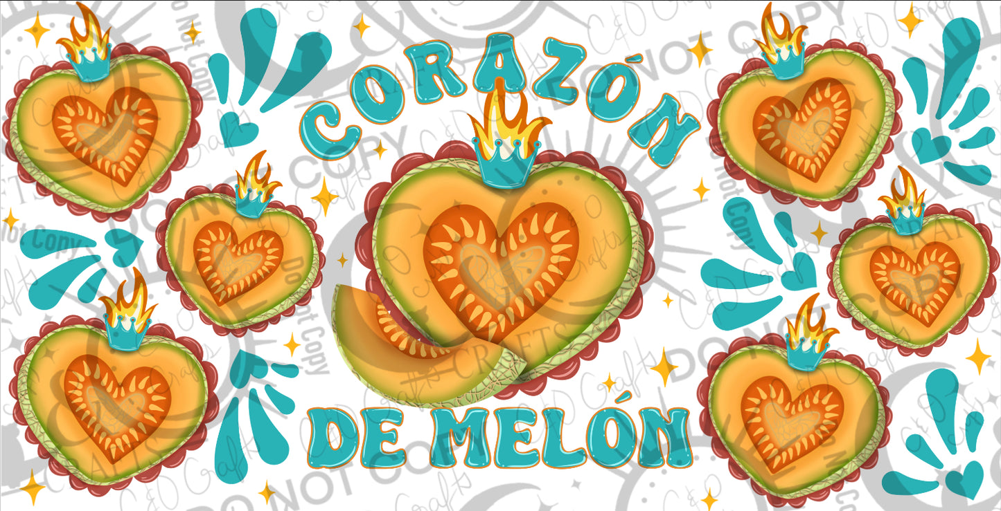 Corazón de melón 16oz Wrap