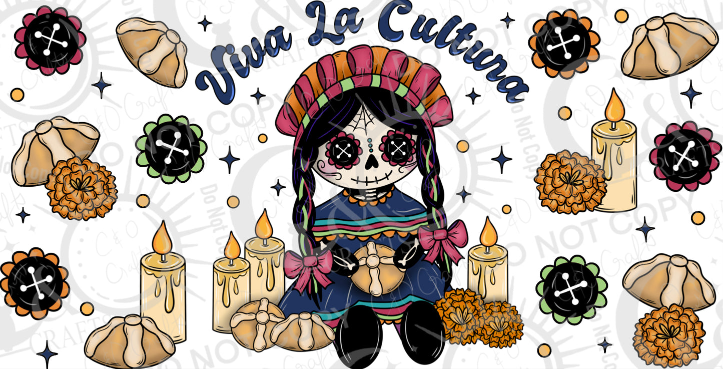 Viva La Cultura (Blue) 16oz PNG