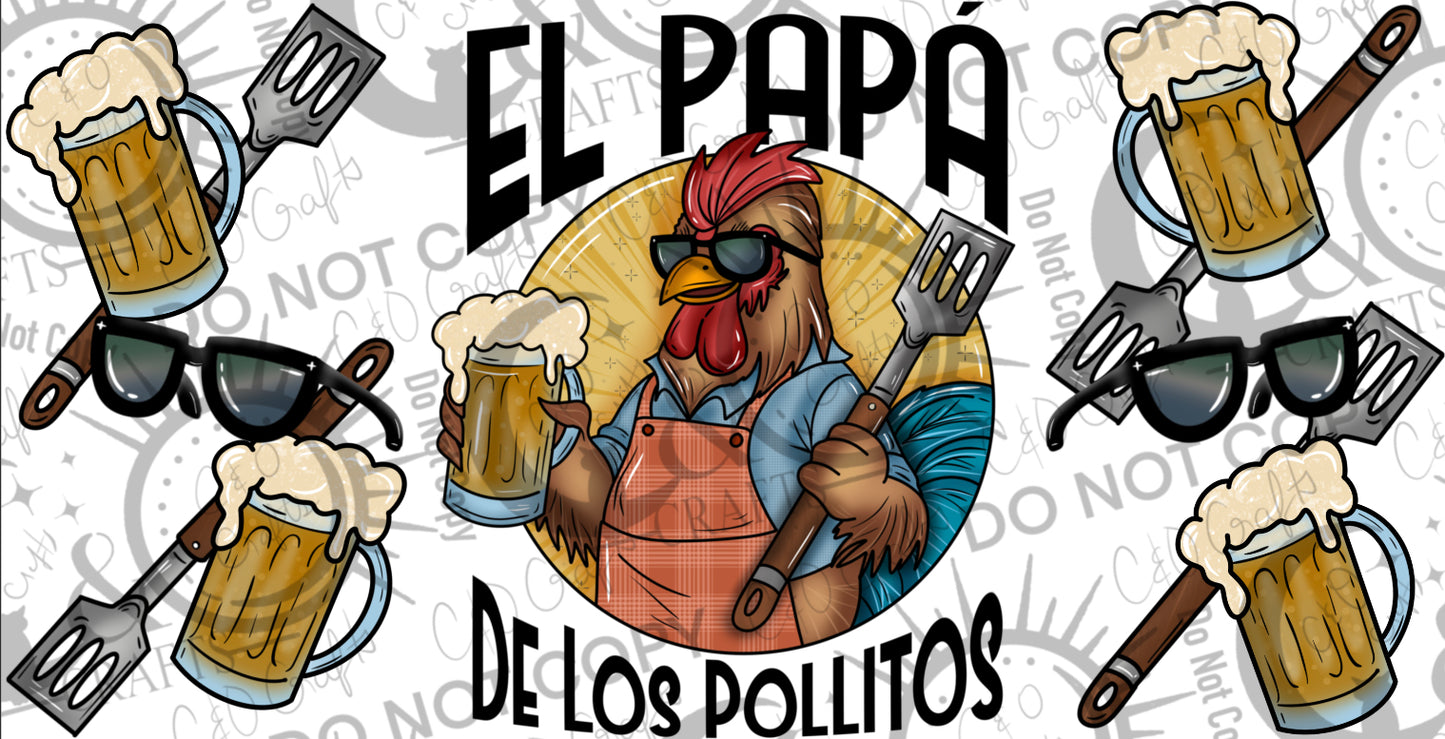 El Papa de los Pollitos 16oz Wrap